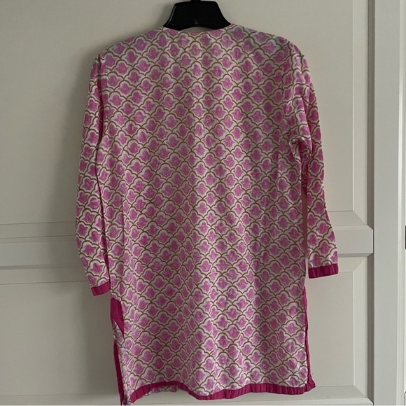 Roberta Roller Rabbit pink print tunic dress 20191 - Picture 3 of 8